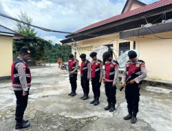 Sat Samapta Polres Sarmi Polda Papua Berpatroli di Sejumlah Objek Vital di Wilayah Hukum Polres Sarmi