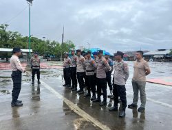 Polres Asmat Polda Papua Lakukan Patroli Cipkon Antisipasi Gangguan Kamtibmas Di Kabupaten Asmat