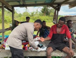 Satgas Keladi Sagu Polres Yahukimo Hadirkan Pelayanan Kesehatan Gratis