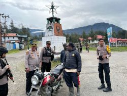 Polres Puncak Polda Papua Lakukan Patroli Cipta Kondisi Antisipasi Gangguan Kamtibmas Jelang Idul Adha