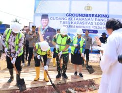 Polda Papua Bersinergi Menyukseskan Pembangunan Gudang Ketahanan Pangan Polri