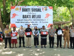 Kapolda Papua Hadiri Giat Bakti Sosial, Bakti Religi, dan Bakti Kesehatan dalam rangka Hari Bhayangkara ke – 79