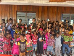Pererat Kedekatan, Polres Nduga dan Satgas ODC Laksanakan Ibadah Bersama Anak Sekolah Minggu di Gereja GPdI Yerikho Kenyam