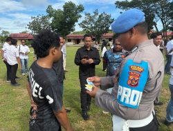Polda Papua Laksanakan Mitigasi Gaktibplin dan Tes Urine di Polres Keerom Jelang HUT Bhayangkara ke-79