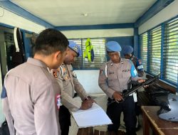 Bid Propam Polda Papua Lakukan Sidak Kesiapsiagaan Personil Polri
