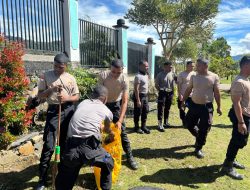 Sambut Hari Bhayangkara Ke-79, Polres Tolikara Polda Papua Gelar Bakti Sosial Di 3 Lokasi Tempat Ibadah