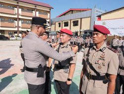 Polres Gowa Gelar Sertijab Kasat dan Kapolsek, Kapolres: Mutasi Adalah Penyegaran Organisasi