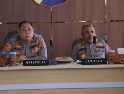 Wakapolda Papua Pimpin Rapat Pembinaan Tradisi HUT Bhayangkara ke-79 Tahun 2025