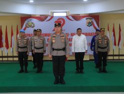 Wakapolda Papua Pimpin Upacara Virtual Pemuliaan Nilai-Nilai Luhur Tribrata Dalam Rangka Hari Bhayangkara Ke-79