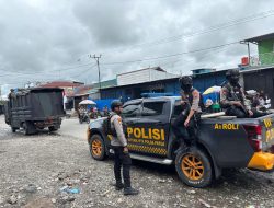 Polres Yahukimo Gelar Patroli Gabungan Polri dan TNI Antisipasi Gangguan Kamtibmas Di Dekai