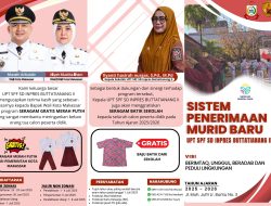 SD Inpres Buttatianang II Makassar Buka Pendaftaran, Kepala Sekolah Ajak Orang Tua Daftarkan Anak Segera