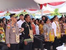 Menkes RI Letakkan Batu Pertama RSUD Kwaingga, Polres Keerom Kerahkan Pengamanan Maksimal