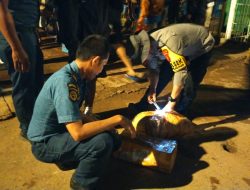 Polsek KPL Merauke Amankan 80 Liter Miras Jenis Sopi dengan Modus Baru di KM Tatamalau