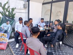 Kasat Lantas Polres Gowa “Ngopi” Bareng Wartawan, Bahas Sinergitas dan Tertib Berlalu Lintas