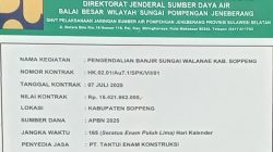 Proyek Pengendalian Banjir Sungai Welanae Soppeng Disorot Warga