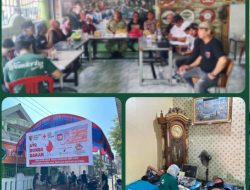 Ormas Laskar Garuda indonesia Bersatu dan UTD PMI Makassar Gelar Donor Darah dan Pembagian Sembako di wilayah kecamatan Bontoala.