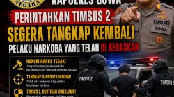 LIN Desak Kapolres Gowa Perintahkan Timsus 2 Segera Tangkap Kembali Pelaku Narkoba Yang Telah Di Bebaskan 