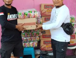 IKMC Menyerahkan donasi untuk korban kebakaran MARBO TALLO ke Ormas LASKAR GARUDA INDONESIA BERSATU