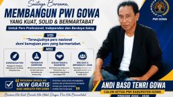 Andi Baso Tenri Gowa Resmi Maju Calon Ketua PWI Gowa 2026–2030, Usung Visi Pers Bermartabat