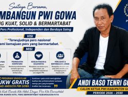 Andi Baso Tenri Gowa Resmi Maju Calon Ketua PWI Gowa 2026–2030, Usung Visi Pers Bermartabat