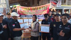 Peduli Korban Kebakaran, Ormas Laskar Garuda Indonesia bersatu Salurkan Bantuan