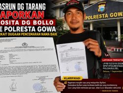 Daeng Bollo Dilaporkan Ke Polresta Gowa Usai Tuduh Daeng Tarang Sekongkol Tangkap Daeng Bani 
